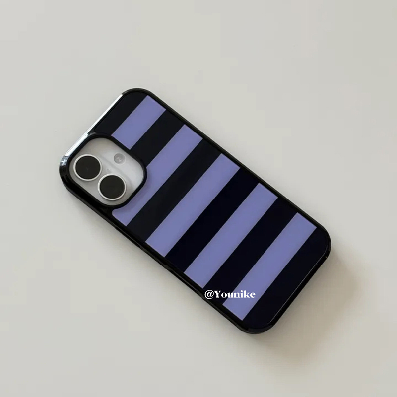 Phone Cases Purple - Koreańskie etui na telefon w fioletowo-czarne