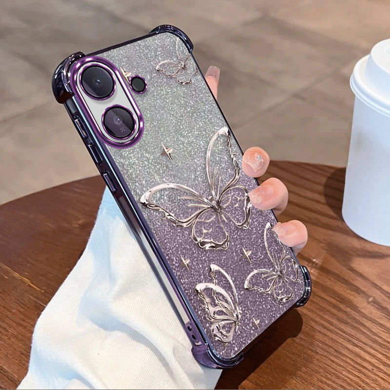 Glitter Shockproof Case - Błyszczące etui ochronne z powłoką glitterową