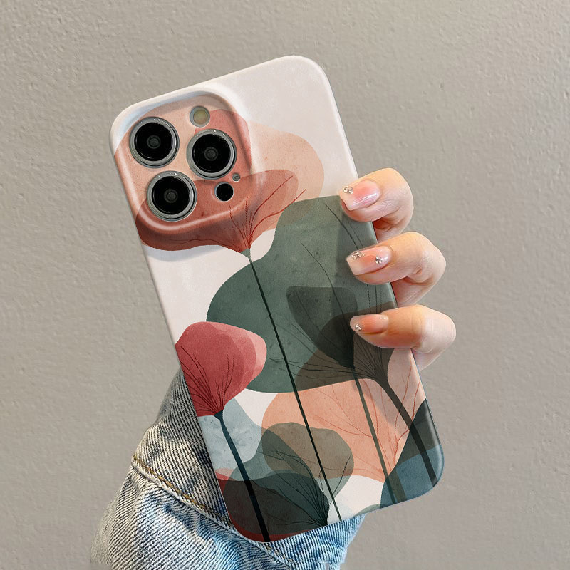 Phone Cases Hard - Etui na telefon z motywem liści,