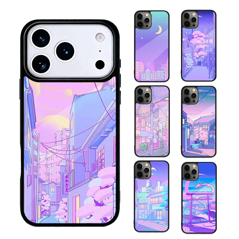 Phone Cases Kyoto - Pastelowe etui na telefon z motywem