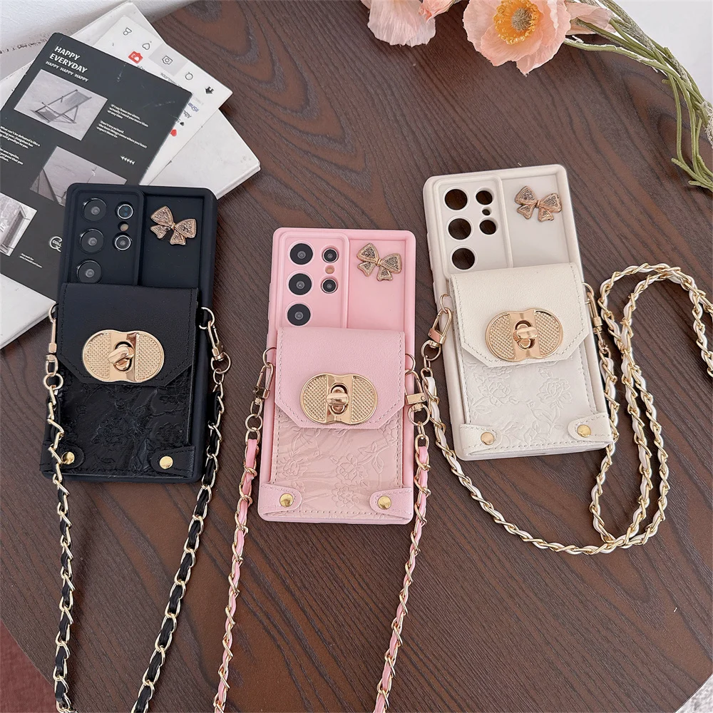 Phone Cases With Wallet - Etui na telefon z paskiem na