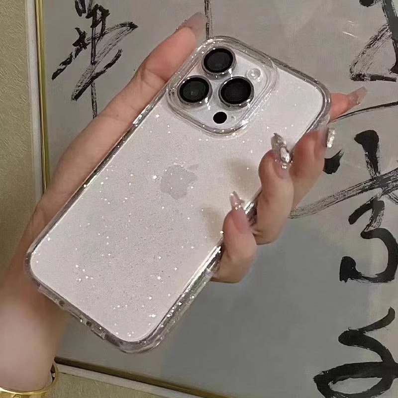 Phone Cases Arc - Luksusowe przezroczyste etui z brokatem na