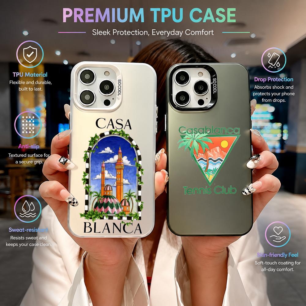 Phone Cases Vape - Luksusowe etui Casablancas na iPhone 17