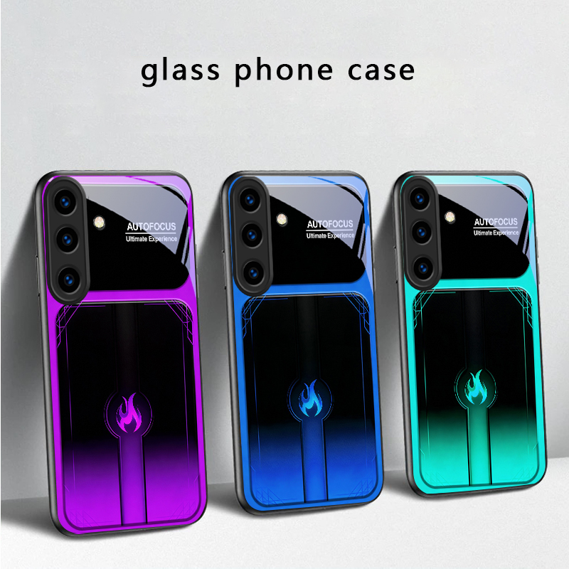 Phone Cases Purple - Olśniewające fioletowe płomienie Etui na telefon