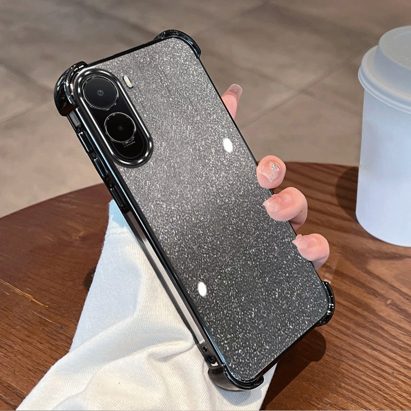 Glitter Shockproof Case - Przezroczyste etui ochronne z brokatowym wykończeniem
