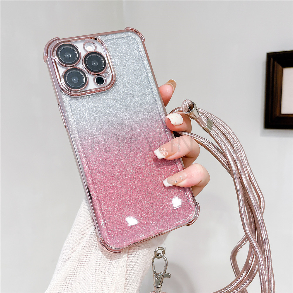 Crossbody Lanyard Glitter Case – Glitter Shockproof Case recenzja i cena