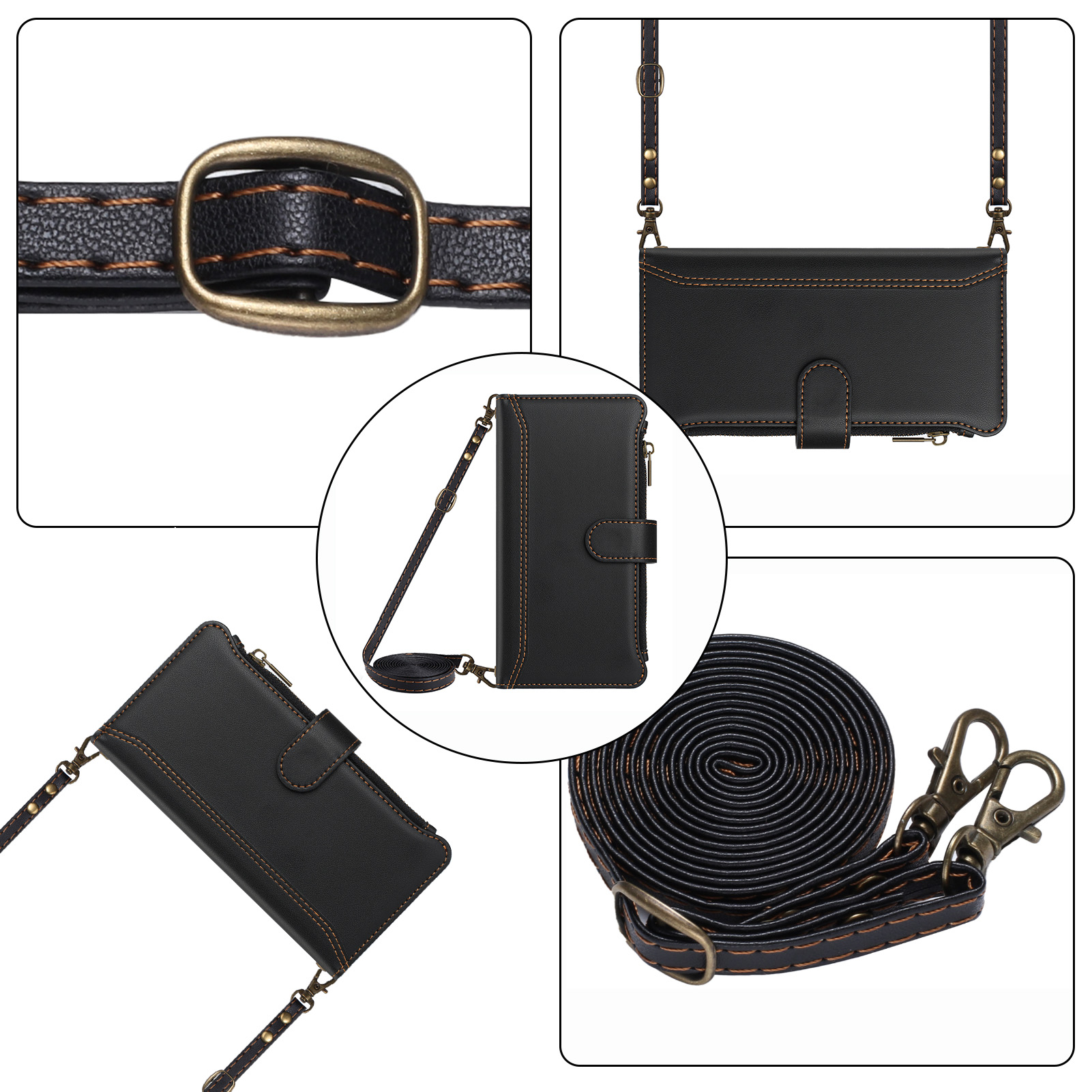 Etui na telefon z klapką i pas – Phone Cases With Wallet recenzja i cena