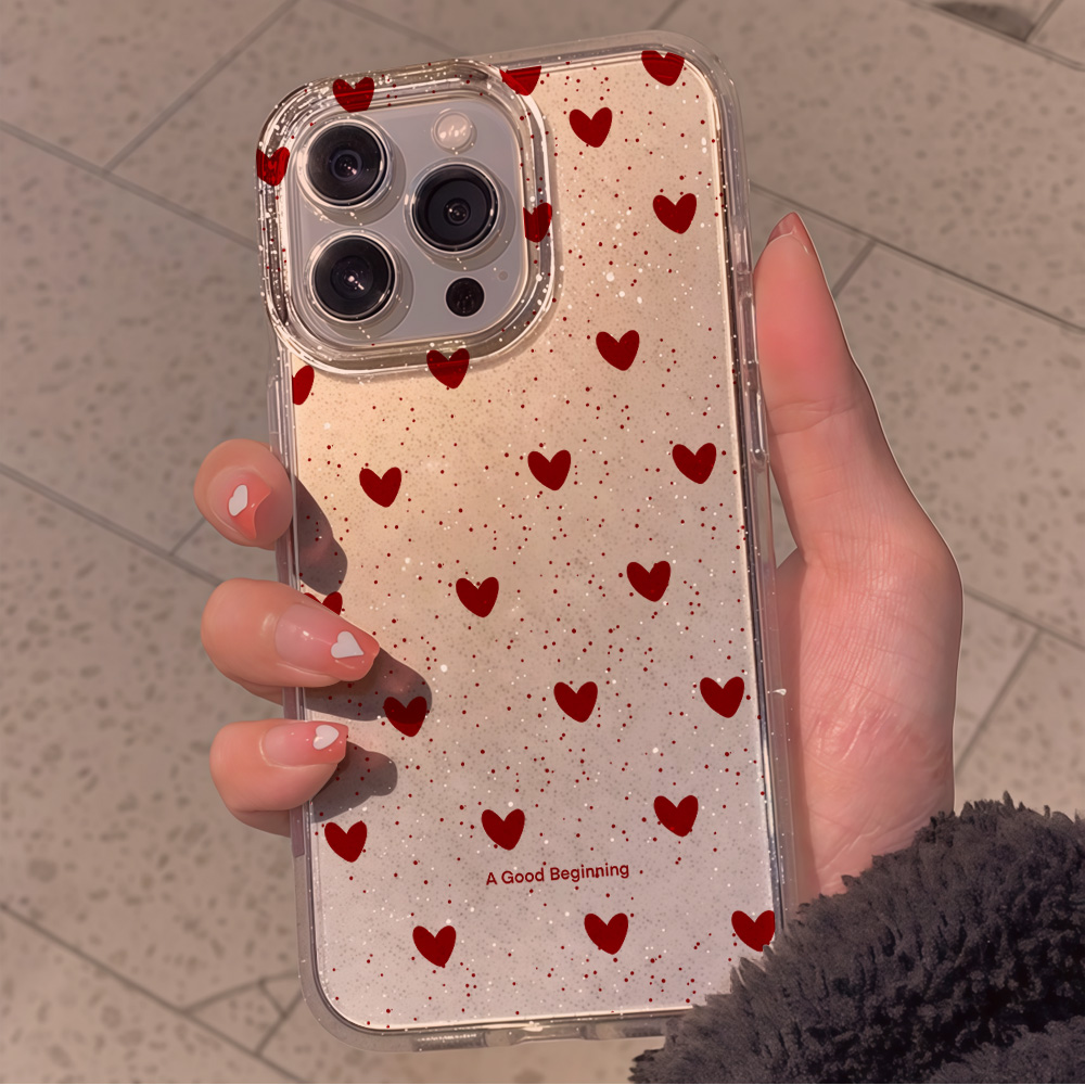 Różowe etui na telefon z przez – Glitter Shockproof Case recenzja i cena
