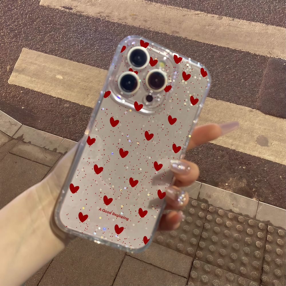 Różowe etui na telefon z przez – Glitter Shockproof Case recenzja i cena