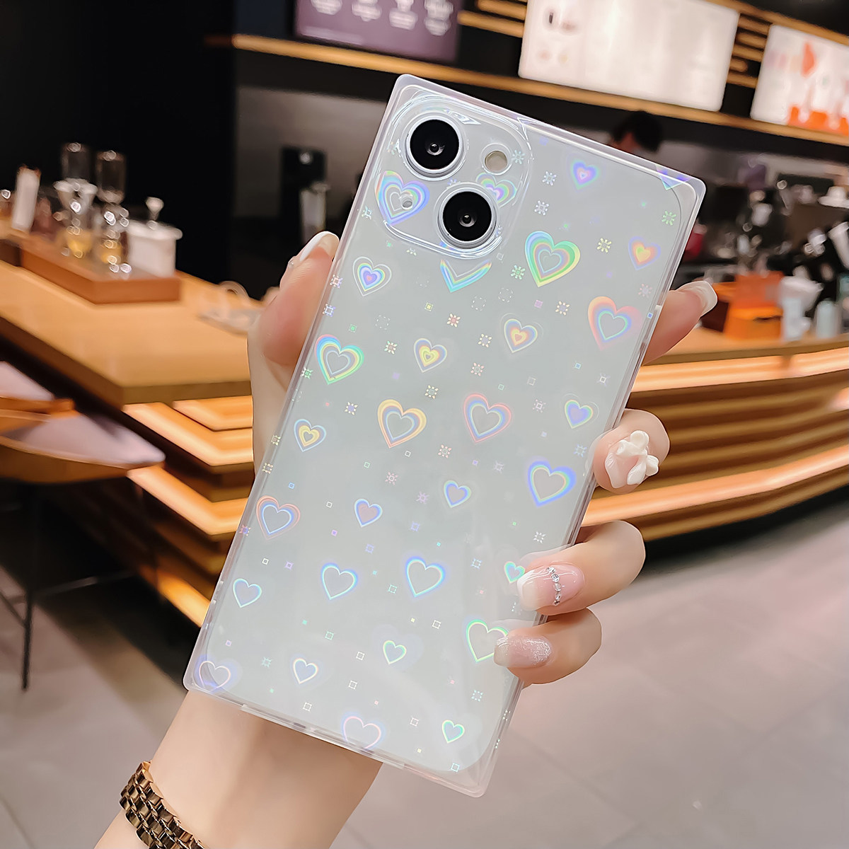 Etui na telefon z wzorem serca – Glitter Shockproof Case recenzja i cena