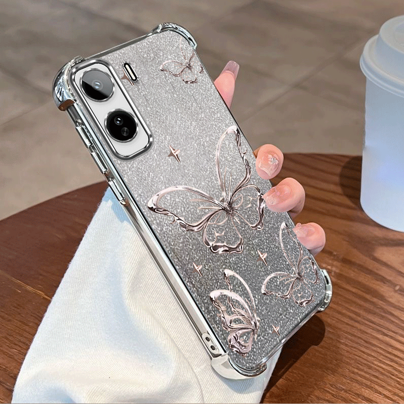 Błyszcząca osłona z powłoką oc – Glitter Shockproof Case recenzja i cena