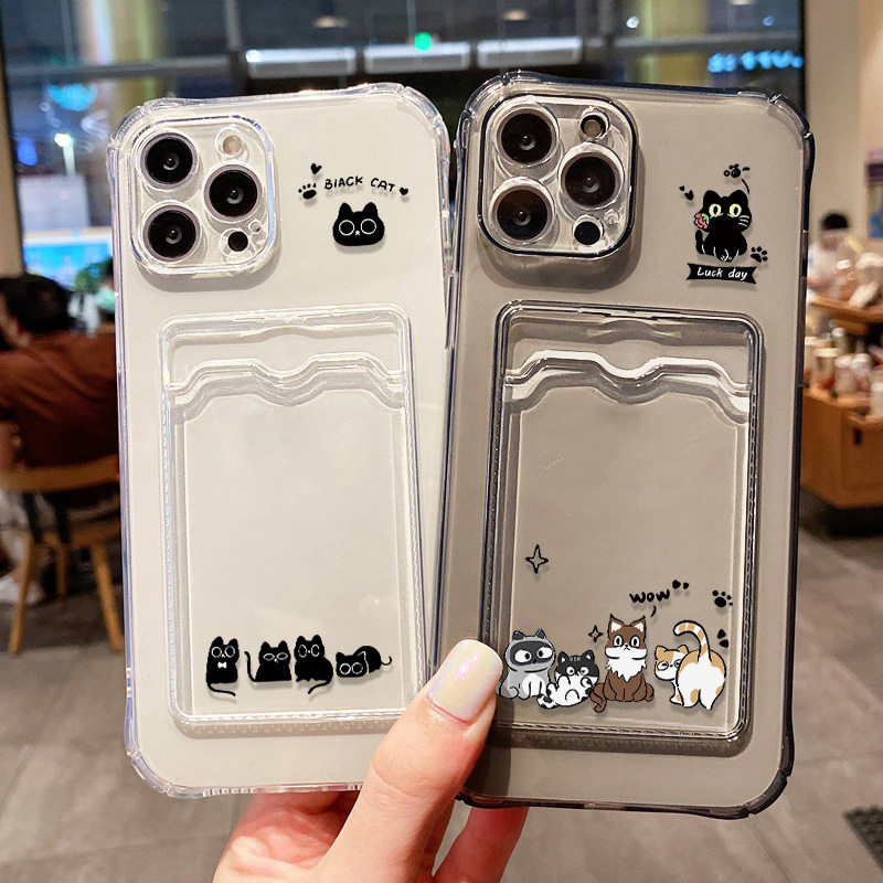 Etui na telefon Cute Black Cat – Phone Cases With Wallet recenzja i cena