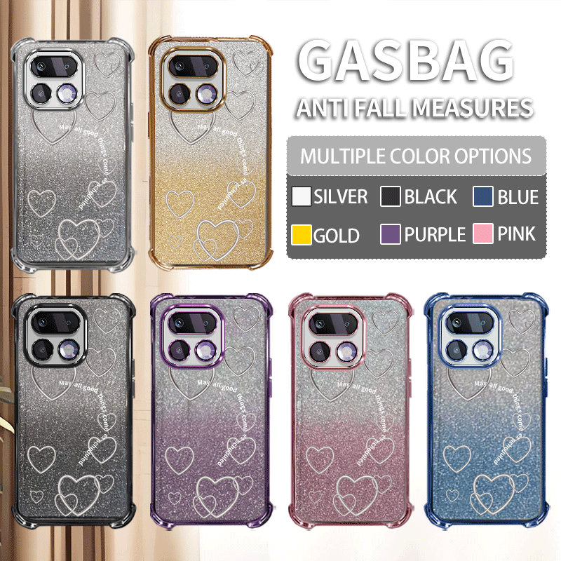 Błyszcząca, ochronna obudowa z – Glitter Shockproof Case recenzja i cena